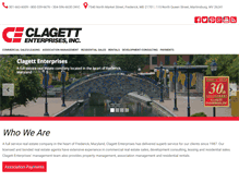 Tablet Screenshot of clagett.com